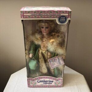 NIB Catherine Collection Porcelain Doll 17"
